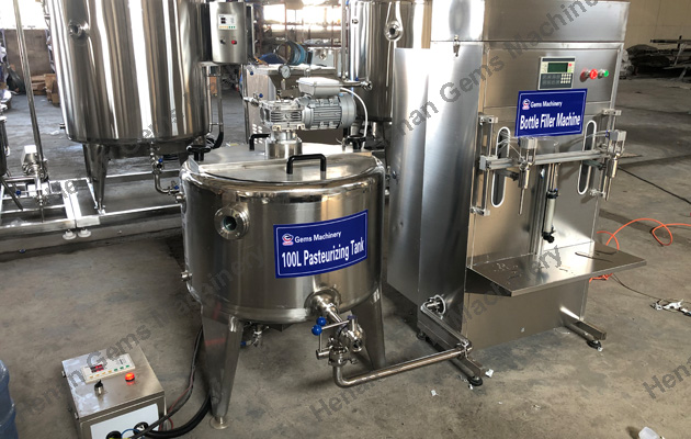 pasteurizer with filler-1