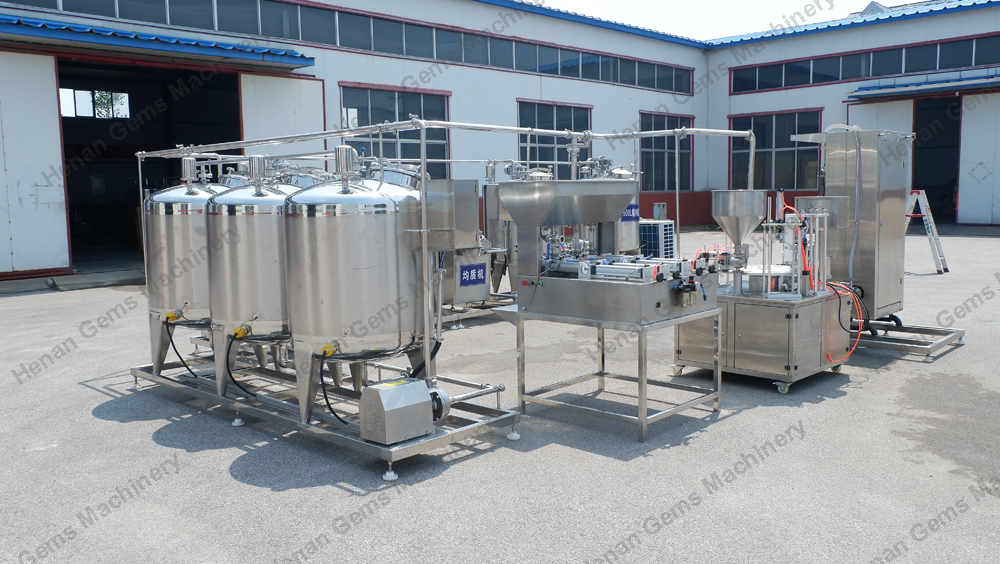 500L Yoghurt Production Plant with Bottle Filling Machine, Cup Filling Sealing Machine and Pouch Packing Machine-2.jpg
