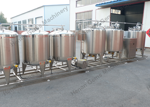 500L Milk Pasteurizering Line-5